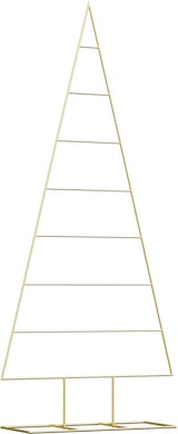 thumbnail of vidaXL Metall Weihnachtsbaum Gold 180cm Pulverbeschichteter Stahl