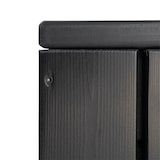 thumbnail of HORTALIA Jardinera Alta de Madera con Ruedas 100x34x80 cm - Ebony Black