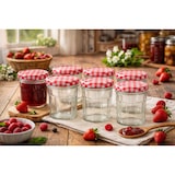 thumbnail of 6er Set Glas Marmeladengläser 300 ml – Einmachgläser mit Schraubdeckel (für Marmelade, Honig, Chutney & Saucen)