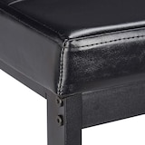 thumbnail of Helloshop26 - Banc banquette range chaussures ouvert  synthétique support grillage métal 115 cm noir 13_0000367_2