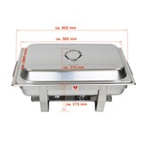 thumbnail of Beeketal Speisenwärmer Chafing Dish BCD-4