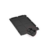 thumbnail of PROREGAL SuperSparSet 5x Eurobox NextGen Color mit Scharnierdeckel & Verschlüssen, HxBxT 32x40x60cm, 65L, Schwarz, Griffe schwarz zu, Eurobehälter