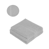 thumbnail of Handtuchserie im Set mit Schleife Marke Saunatuch 2er Set 80 x 200 cm Silber