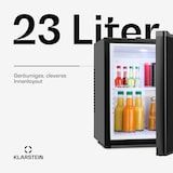 thumbnail of Happy Hour Minibar 5-15°C EEK G lautlos 23dB LED-Licht Schwarz