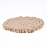 thumbnail of Bazar Bizar Onderzetter van katoen 12x12 cm beige