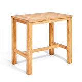 thumbnail of Table haute en teck recyclé massif