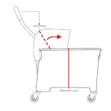 thumbnail of Jantex Moppeimer mit Mopppresse blau 20L