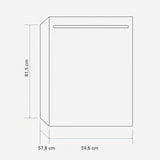 thumbnail of UniversalBlue MÁRMARA 4060W Lavavajillas Cristal Blanco 60cm