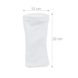 thumbnail of Relaxdays Pool Skimmer Socken, 30er Set, HxB: 22x12 cm, Nylon, Filternetz für Skimmerkorb, Entlastung Hauptfilter, weiß