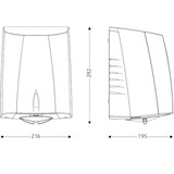 thumbnail of Automatischer Druckluft Händetrockner mit Geruchsneutralisierung Sup'Air Fresh Weiß