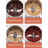 thumbnail of Hochleistungs-Trockenmühle – 850W Edelstahl-Kräuter- und Gewürzmühle