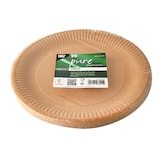 thumbnail of 20 Teller, Pappe "pure" rund Ø 23 cm braun