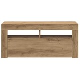 thumbnail of vidaXL TV-Schrank mit LED-Leuchten Artisan-Eiche 90x35x40 cm