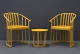thumbnail of Resol RAFF Set 2+1 Silla Con Brazos-Mesa Interior, Exterior Burdeos
