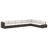 thumbnail of vidaXL Modulares Mittelsofa Poly Rattan Schwarz