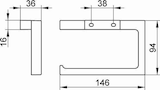 thumbnail of Keuco Toilettenpapierhalter EDITION 11 o