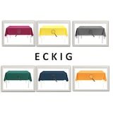 thumbnail of Gartentischdecke mit Fransen Tischdecke rund oval eckig Classic 130x180 cm eckig dunkelgrau