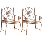 thumbnail of Set van 2 Tuinstoel Punjab met armleuningen antiek bruin