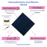 thumbnail of Loseta de carpete azul marinho 50 x 50 cm 1 unidade - (0,25m²) / lar / escritório / comércio