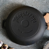 thumbnail of Sartén de hierro fundido - ø 16 x 4 cm - Sartén de hierro fundido para todo tipo de fuegos - Mango de metal - Negro