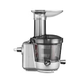 thumbnail of KitchenAid Entsafter Vorsatz 5KSM1JA, 16 x 24 x 29 cm, Kunststoff/Edelstahl, 1 l, mit Einfüllöffnung/ Einfülltablett/ Stopfer, transparent/grau