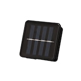 thumbnail of Tisch Haenger schwarz Mit 10 warm weiss Led Lampen solar - l250xh110cm