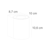 thumbnail of Applique murale CANTO 2 Aluminium Seaside noir, H.10.6 - IP44 - LED Module / Extérieur