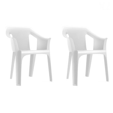 garbar COOL Poltrona Interior, Exterior Set 2 Branco