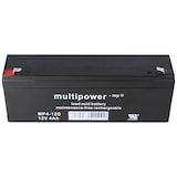 thumbnail of Multipower MP4-12D Blei Akku, 4,8mm Faston Stecker