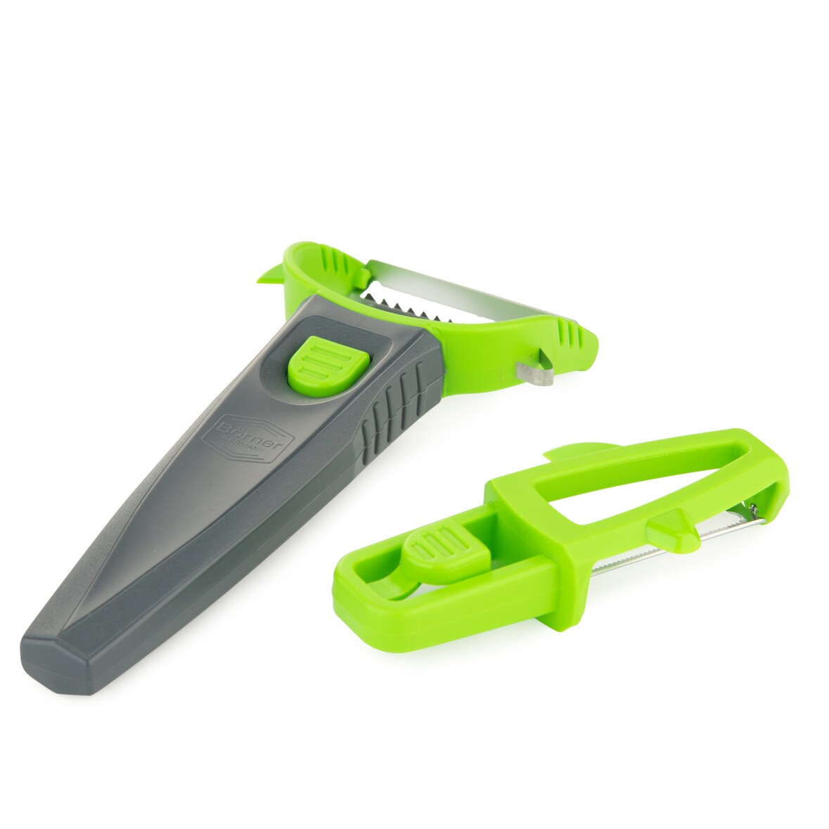 Börner Multi Peeler 3er Set : grün/grau