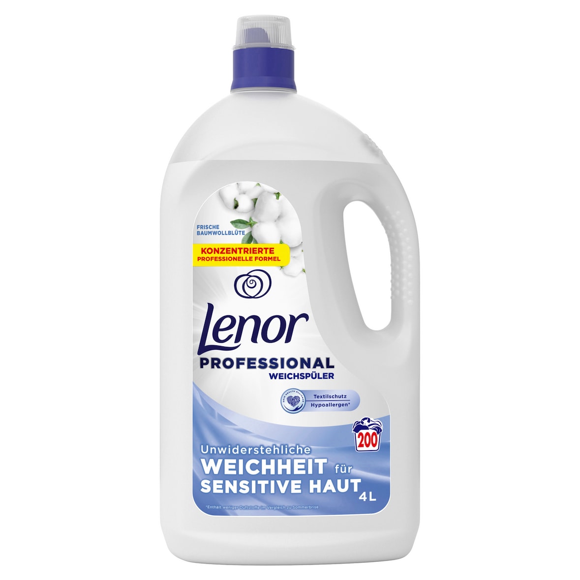 Lenor Professional Weichspüler Sensitiv, flüssig, 4 L, 200 WL