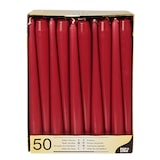 thumbnail of Starpak 50 Leuchterkerzen Ø 2,2 cm · 25 cm bordeaux