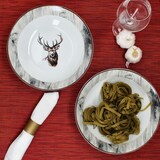 thumbnail of 2x Alois Servierschale Ø25,5cm 1,3L Porzellan Hirsch Suppenschüssel Beilagen