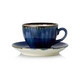 thumbnail of WAS Germany - Ober- und Untertasse, 0,22 ltr., Set á 6 Stück, dark ocean, Porzellan