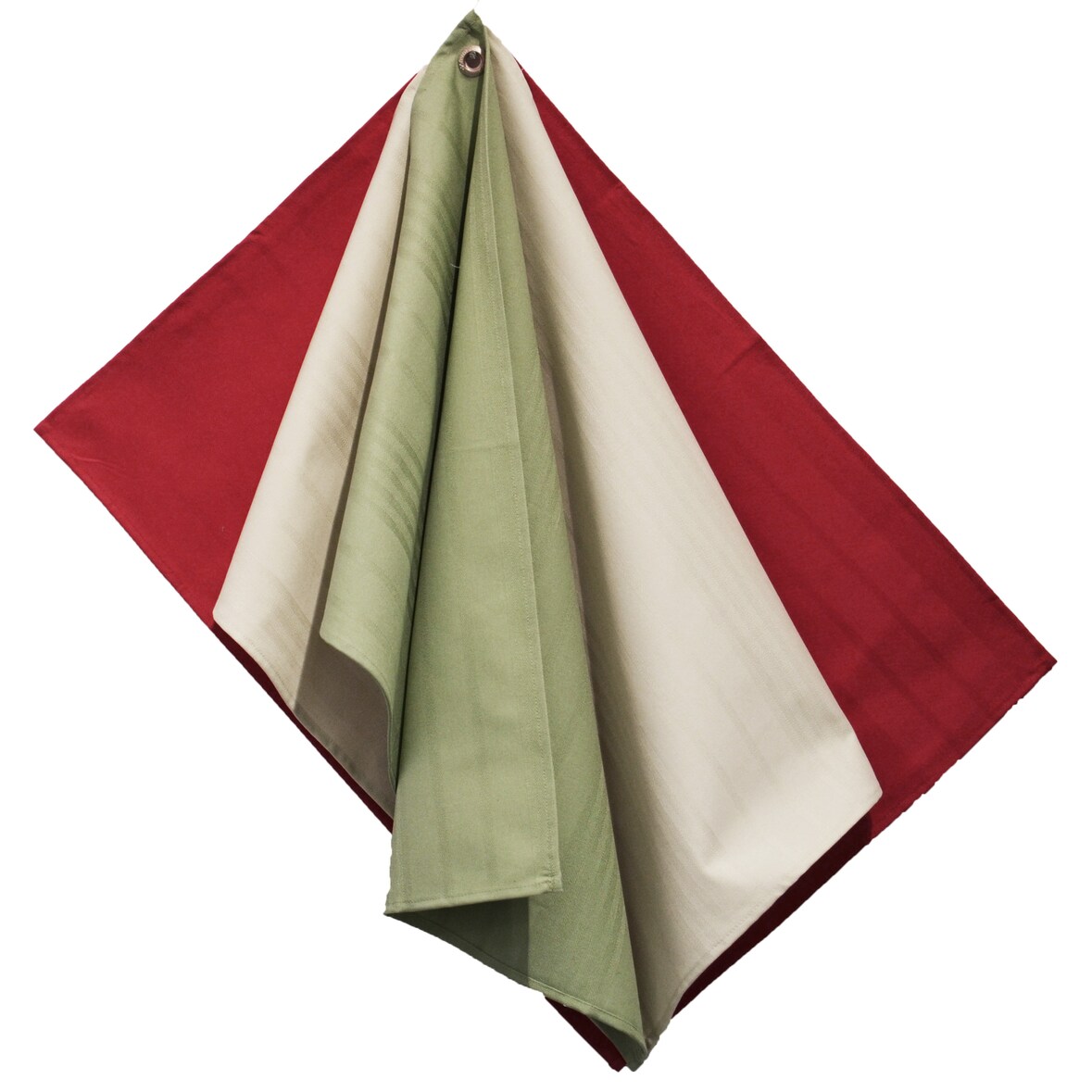 LOT 3 TORCHONS 50x70 cm ARLEQUIN NYDEL 100% COTON BUCOLIQUE UNIS