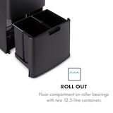 thumbnail of Royal Trash Matte Black Sensor-Mülleimer 72 Liter Edelstahl Matt-Schwarz