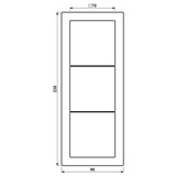 thumbnail of Jung Rahmen 3-fach anth FDAL 2983 AN FDAL2983AN