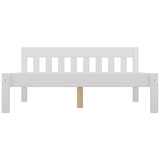 thumbnail of Futonbett weiß Einzelbett 120x200 Kieferbett Massivholz Bettgestell mit Rollrost 60.38-12 W