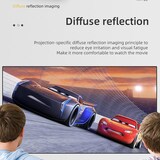 thumbnail of Projecteur LED Portable 400 Lumens HD Home Cinéma Supporte USB HDMI Argent YONIS