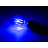 thumbnail of Ensemble de 4 ampoules LED en verre coloré avec douille E27, lampes multicolores, idéal pour les fêtes