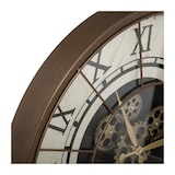 thumbnail of Atmosphera Stella - Relógio mecânico de ferro na cor marrom, 57x57x6cm, medindo 57x57x6cm