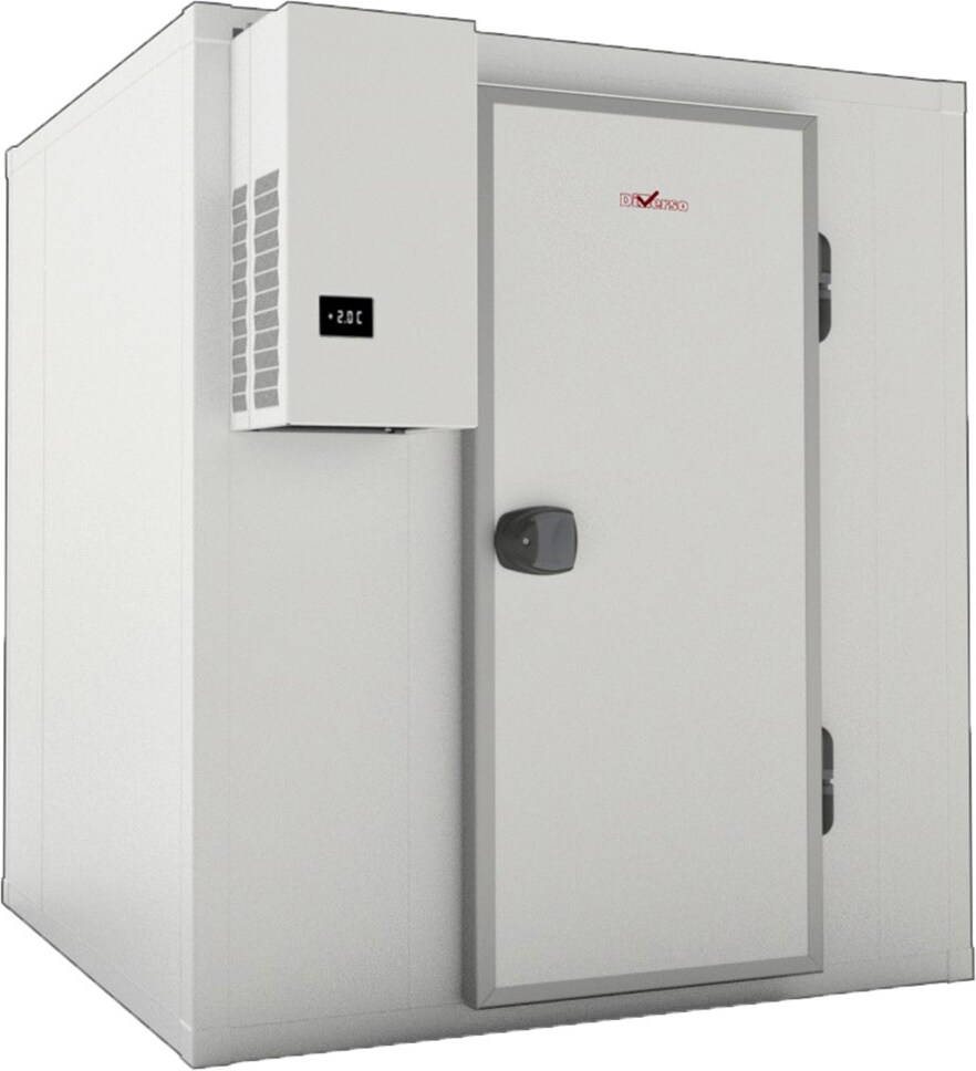 Kühlzelle ISO 80 mit Gruppe, Innendim. 2030 x 2030 x h2030mm (8,37m³) (WR-Z2226-8V-R2)