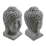 thumbnail of Buddha Kopf groß H 40 cm Steinfigur Deko Figur Skulptur Feng Shui