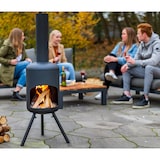 thumbnail of Braciere RedFire Fuego Small – metallo con rivestimento nero – altezza 117 cm – nero