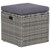 thumbnail of vidaXL 6-tlg. Garten-Lounge-Set mit Auflagen Poly Rattan Grau