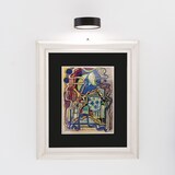 thumbnail of Zafferano SUPER O Oplaadbare en dimbare zwarte LED wandlamp