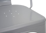 thumbnail of Décoshop26 - Set aus 2 Barhockern mit Rücken- und Fußstütze aus grauem Metall Industriedesign 04_0007452