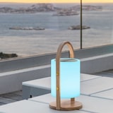 thumbnail of Lumisky Lampe enceinte bluetooth multicolore WOODY PLAY H37cm Bois Bois