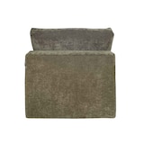 thumbnail of Oviala Stoffen fauteuil voor modulaire bank met groen kussen