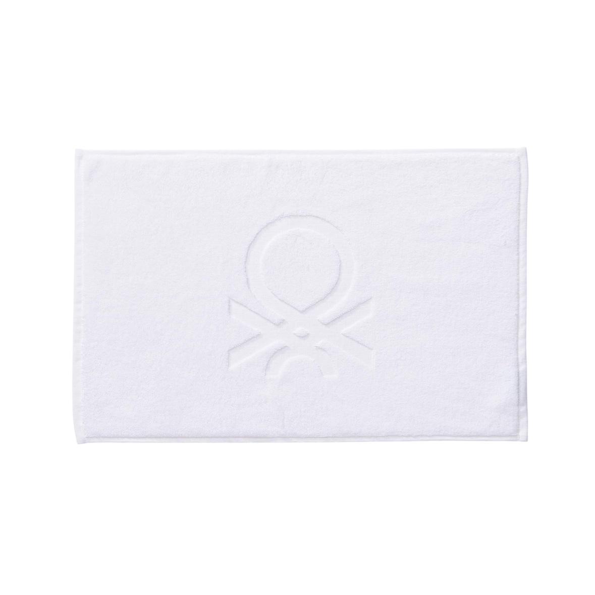 Benetton - Tapete de banho 40x60cm 750GSM 100% algodão na cor branca